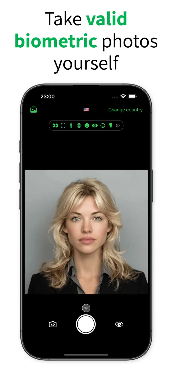 Greencard: Biometric Passport AI Compliance Check feature screenshot