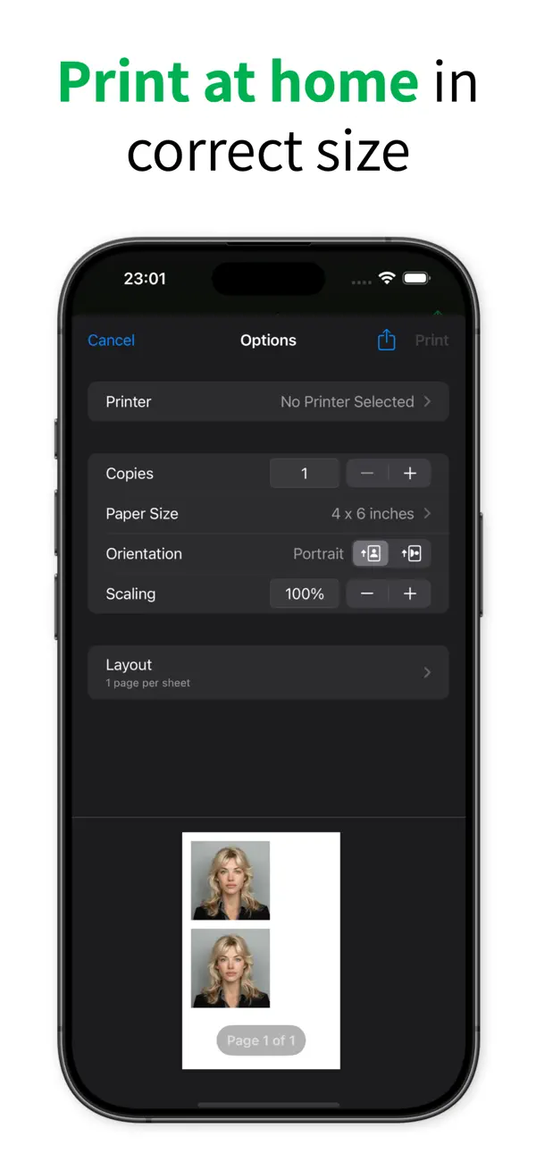 Greencard: Biometric Passport Precision Cropping and Sizing feature screenshot