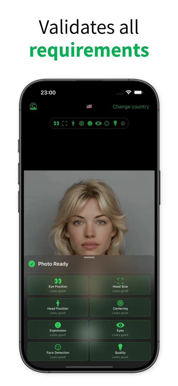 Greencard: Biometric Passport At‑Home Capture and Instant Delivery feature screenshot